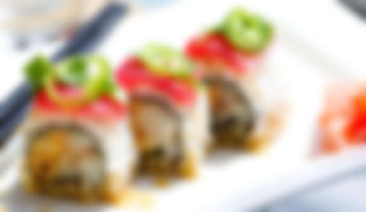 Delicious Meat Sushi